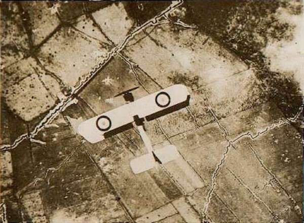 BE2c Recon Flight Over the Front Lines