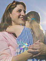 Melanie Boivin with daughter Flavie