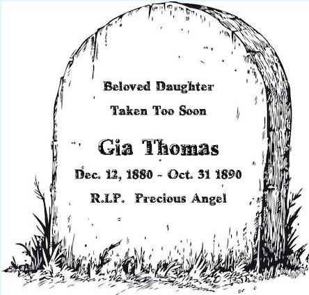 Gia's Tombstone