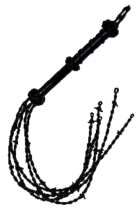 (barbed whip)