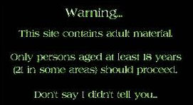 warning - erotic material