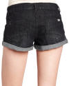 Back of girl with dark shorts